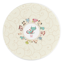 Chinese Zodiac Round Stone Trivet (Personalized)