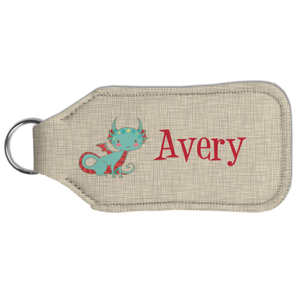 Chinese Zodiac Sanitizer Holder Keychain - Large (Back)