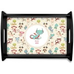 Chinese Zodiac Black Wooden Tray - Small (Personalized)