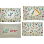 Chinese Zodiac Set of 4 Glass Rectangular Appetizer / Dessert Plate (Personalized)