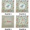 Chinese Zodiac Set of Square Dinner Plates (Approval)
