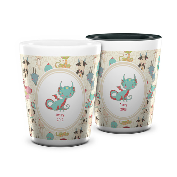 Custom Chinese Zodiac Ceramic Shot Glass - 1.5 oz (Personalized)