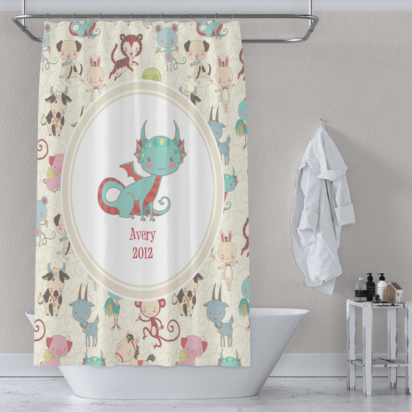 Chinese Zodiac Shower Curtain Lifestyle