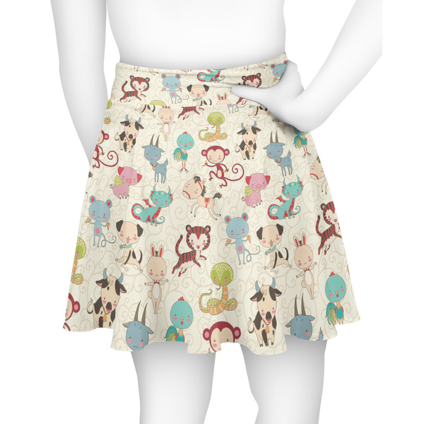 Chinese Zodiac Skater Skirt - Back