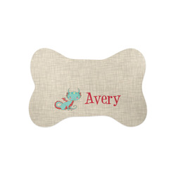 Chinese Zodiac Bone Shaped Dog Food Mat (Small) (Personalized)
