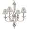 Chinese Zodiac Small Chandelier Shade - LIFESTYLE (on chandelier)