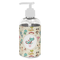 Chinese Zodiac Plastic Soap / Lotion Dispenser (8 oz - Small - White) (Personalized)