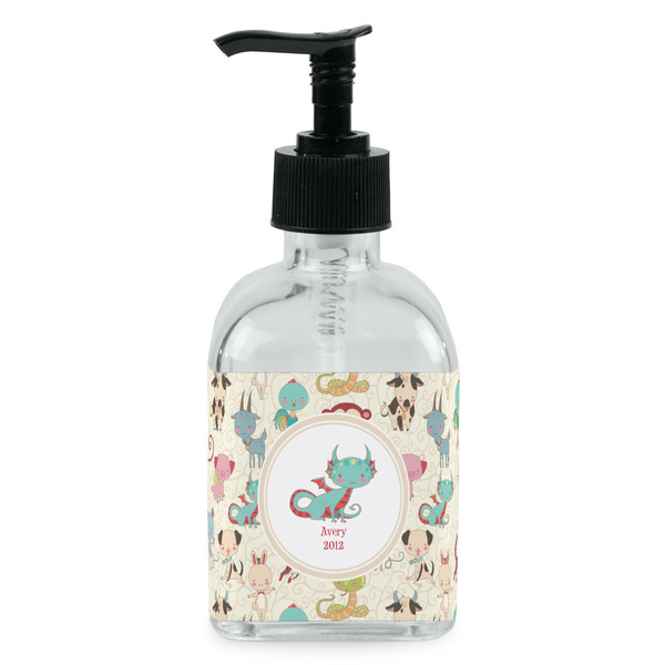 Custom Chinese Zodiac Glass Soap & Lotion Bottle - Single Bottle (Personalized)