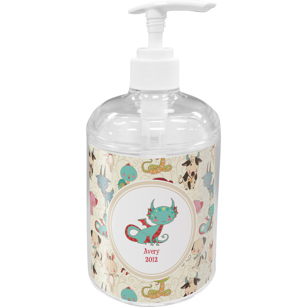 Custom Chinese Zodiac Acrylic Soap & Lotion Bottle (Personalized)