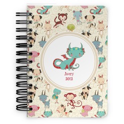 Chinese Zodiac Spiral Notebook - 5x7 w/ Name or Text