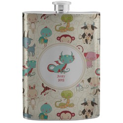 Chinese Zodiac Stainless Steel Flask (Personalized)