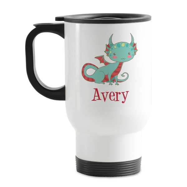 Custom Chinese Zodiac Stainless Steel Travel Mug with Handle