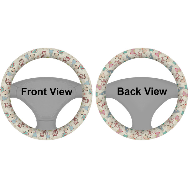 Chinese Zodiac Steering Wheel Cover- Front and Back