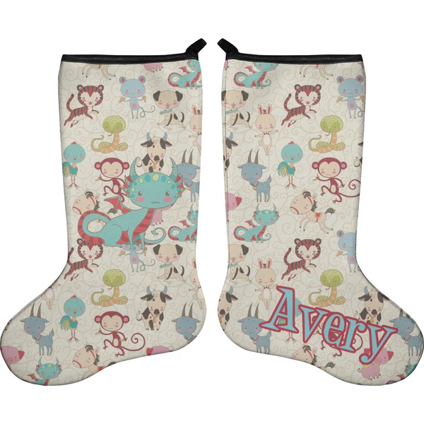 Chinese Zodiac Stocking - Double-Sided - Approval