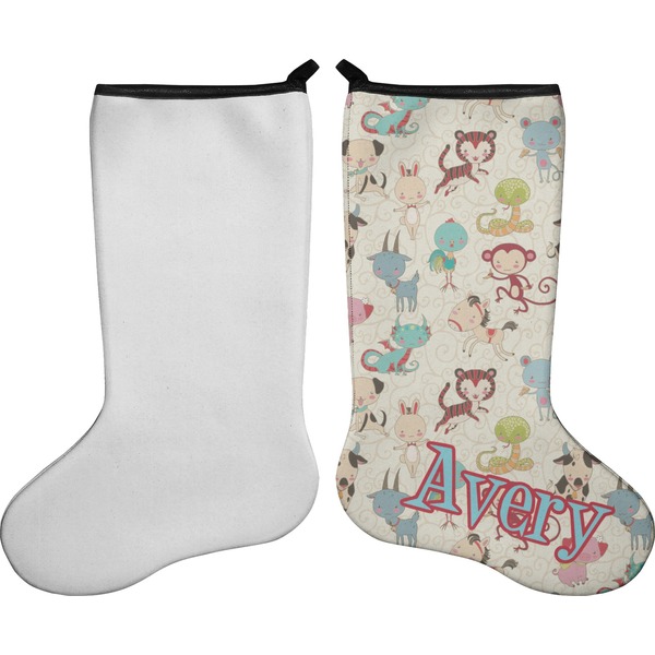 Chinese Zodiac Stocking - Single-Sided - Approval