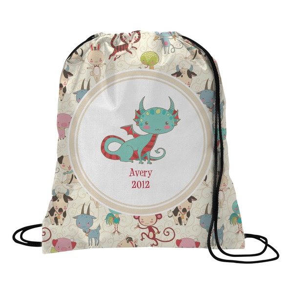 Custom Chinese Zodiac Drawstring Backpack - Small (Personalized)