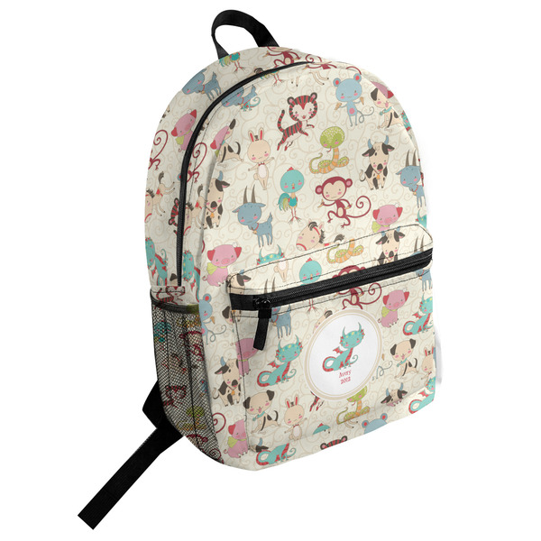 Custom Chinese Zodiac Student Backpack (Personalized)