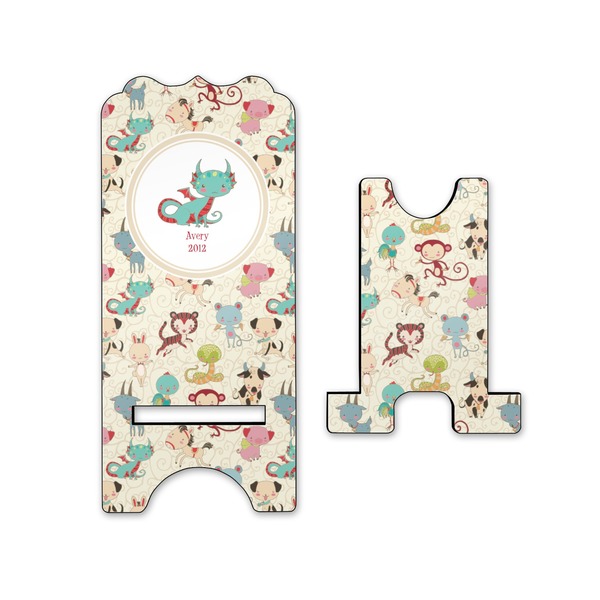 Chinese Zodiac Stylized Phone Stand - Front & Back - Small