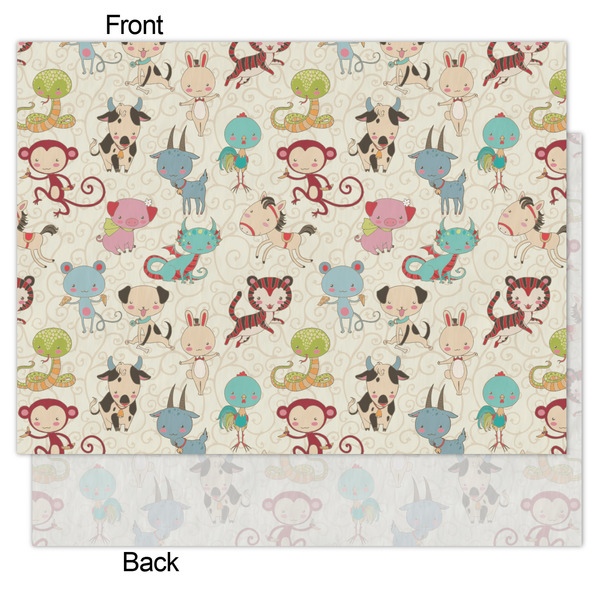 Chinese Zodiac Tissue Paper - Heavyweight - Medium - Front & Back
