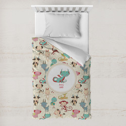 Chinese Zodiac Toddler Duvet Cover w/ Name or Text