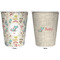 Chinese Zodiac Trash Can White - Front and Back - Apvl