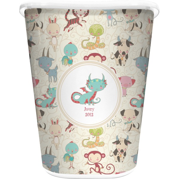 Custom Chinese Zodiac Waste Basket (Personalized)