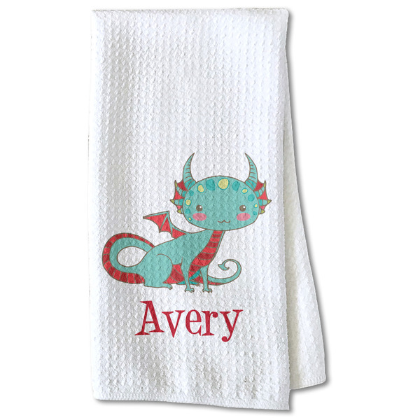 Custom Chinese Zodiac Kitchen Towel - Waffle Weave - Partial Print (Personalized)