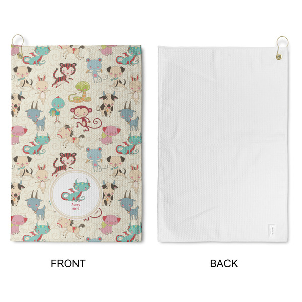 Chinese Zodiac Waffle Weave Golf Towel - Approval