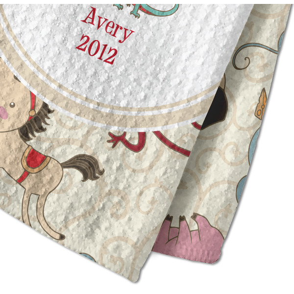 Chinese Zodiac Waffle Weave Towel - Closeup of Material Image