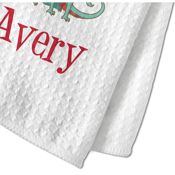 Chinese Zodiac Waffle Weave Towel - Closeup of Material Image