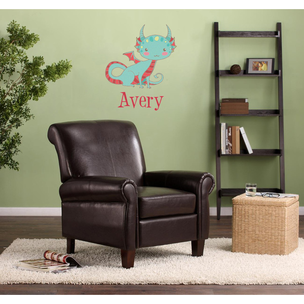 Chinese Zodiac Wall Graphic on Living Room Wall