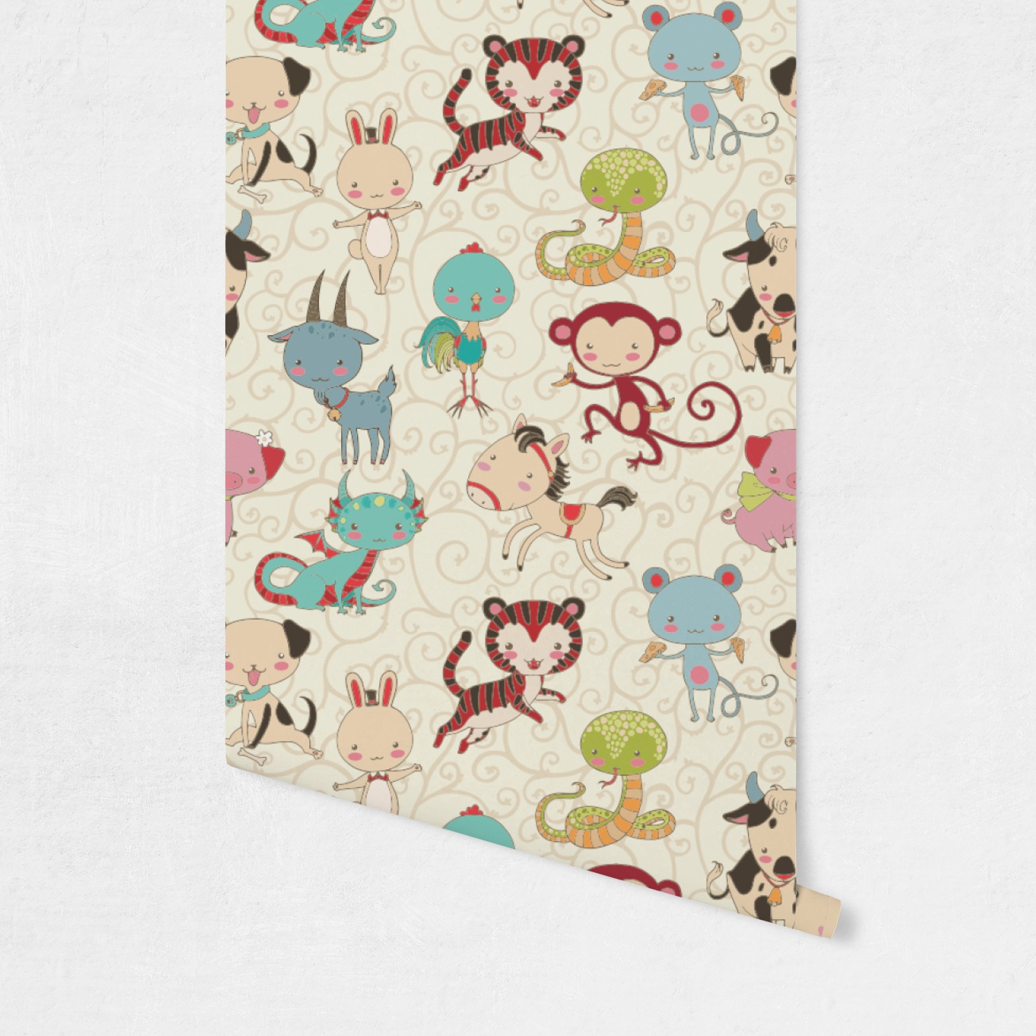 Custom Chinese Zodiac Wallpaper & Surface Covering | YouCustomizeIt