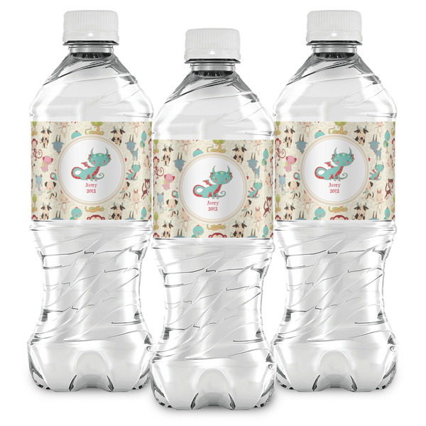 Chinese Zodiac Water Bottle Labels - Front View