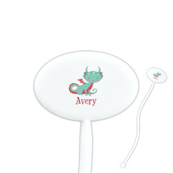 Chinese Zodiac Oval Plastic Stir Sticks (Personalized)