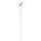 Chinese Zodiac White Plastic 7" Stir Stick - Round - Single Stick