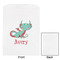 Chinese Zodiac White Treat Bag - Front & Back View