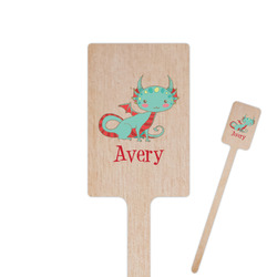 Chinese Zodiac 6.25" Rectangle Wooden Stir Sticks - Double Sided (Personalized)