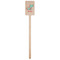 Chinese Zodiac Wooden 6.25" Stir Stick - Rectangular - Single Stick
