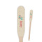 Chinese Zodiac Wooden Food Pick - Paddle - Closeup