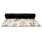 Chinese Zodiac Yoga Mat Rolled up Black Rubber Backing