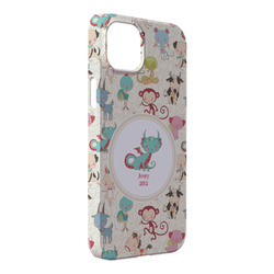Chinese Zodiac iPhone Case - Plastic - iPhone 14 Plus (Personalized)