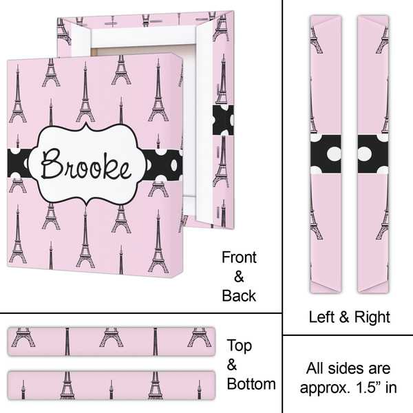 Eiffel Tower 11x14 - Canvas Print - Approval