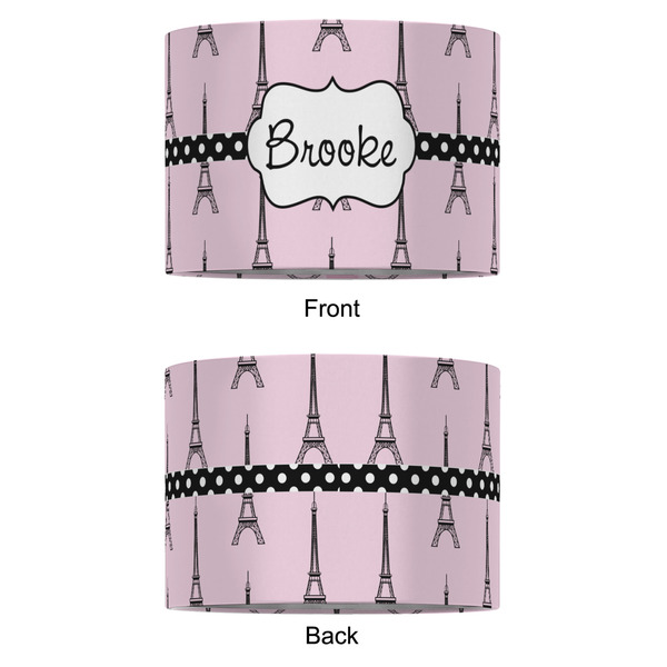 Eiffel Tower 12" Drum Lampshade - APPROVAL (Fabric)