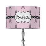 Eiffel Tower 12" Drum Lamp Shade - Fabric (Personalized)