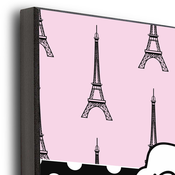 Eiffel Tower 12x12 Wood Print - Closeup