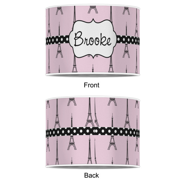 Eiffel Tower 16" Drum Lampshade - APPROVAL (Poly Film)