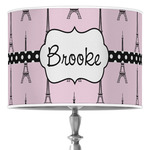 Eiffel Tower 16" Drum Lamp Shade - Poly-film (Personalized)