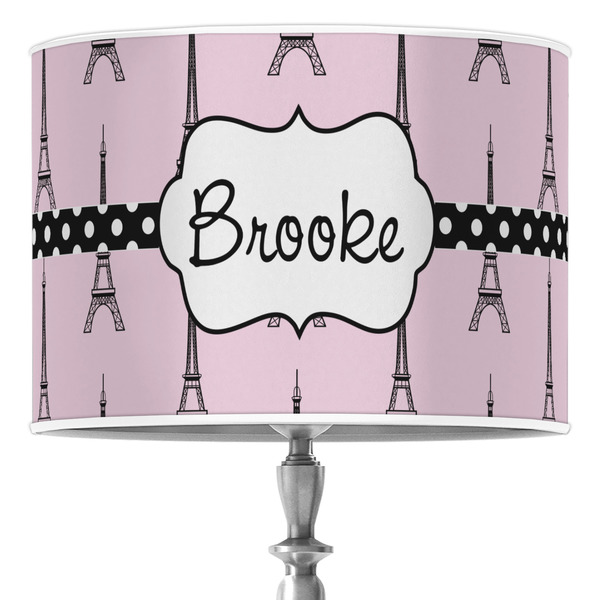 Custom Eiffel Tower Drum Lamp Shade (Personalized)