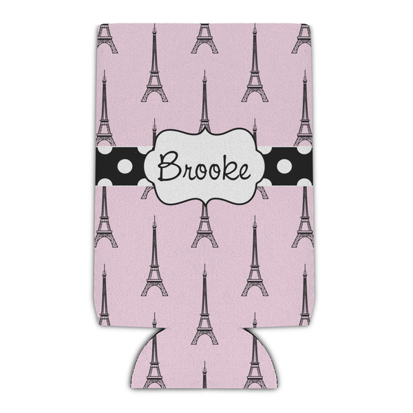 Custom Eiffel Tower Can Cooler (16 oz) (Personalized)