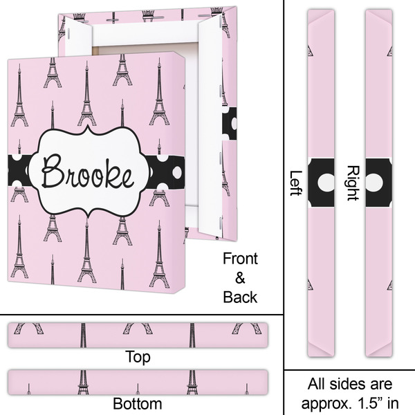 Eiffel Tower 16x20 - Canvas Print - Approval